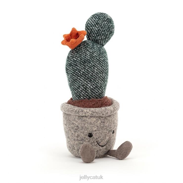 Jellycat Toy V248Z50 Silly Succulent Prickly Pear Cactus Multi-colour