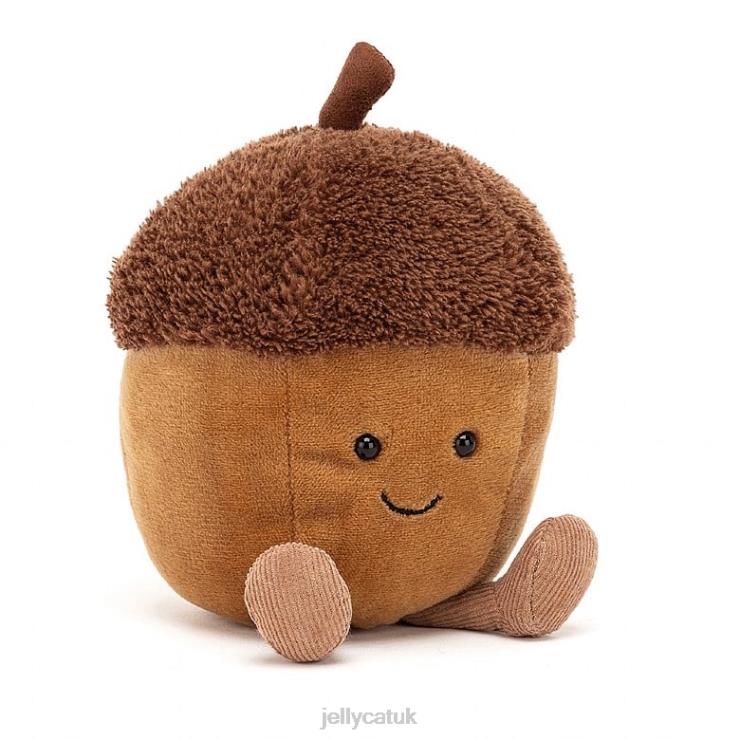 Jellycat Toy V248Z575 Amuseable Acorn Brown