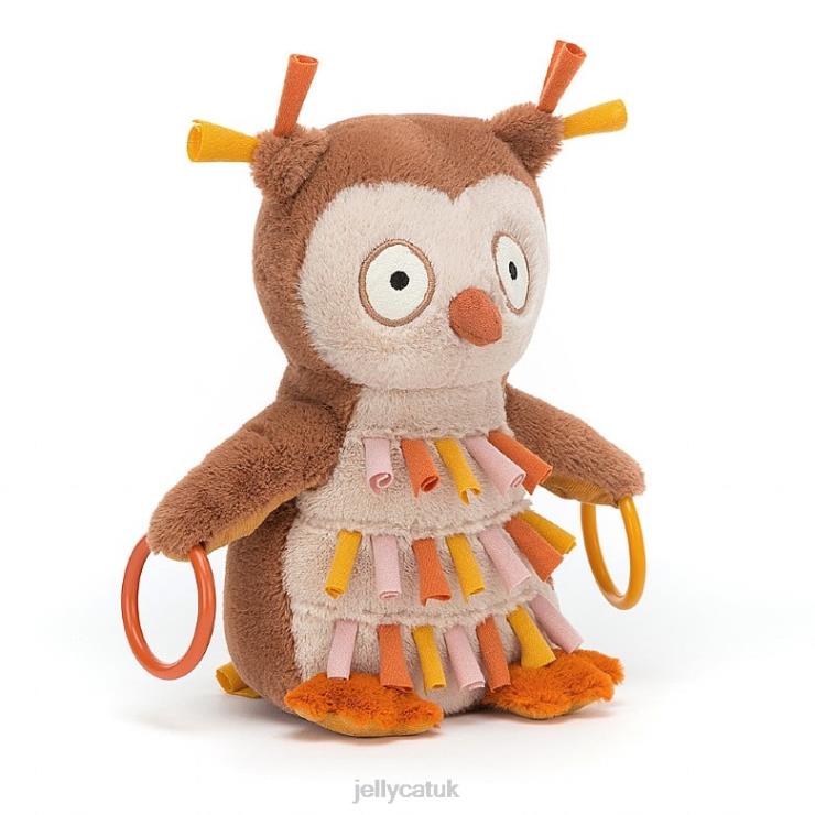 Jellycat Toy V248Z717 Happihoop Owl Multi-colour