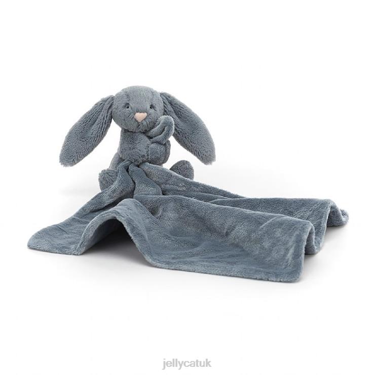 Jellycat Toy V248Z271 Bashful Dusky Bunny Soother Blue