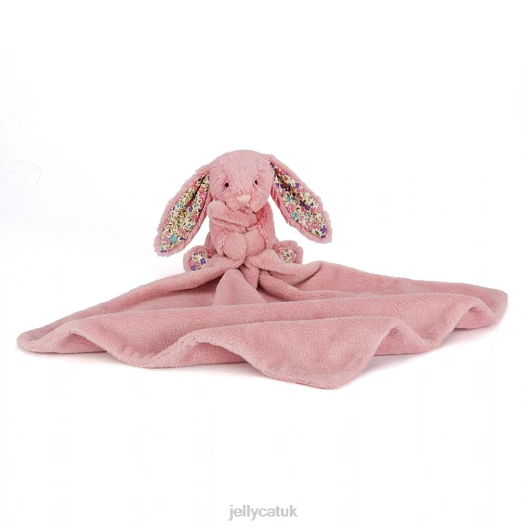 Jellycat Toy V248Z311 Blossom Tulip Bunny Soother Pink