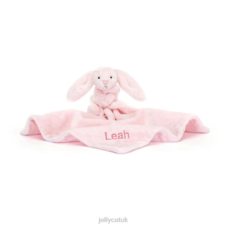 Jellycat Toy V248Z685 Personalised Bashful Bunny Soother Pink