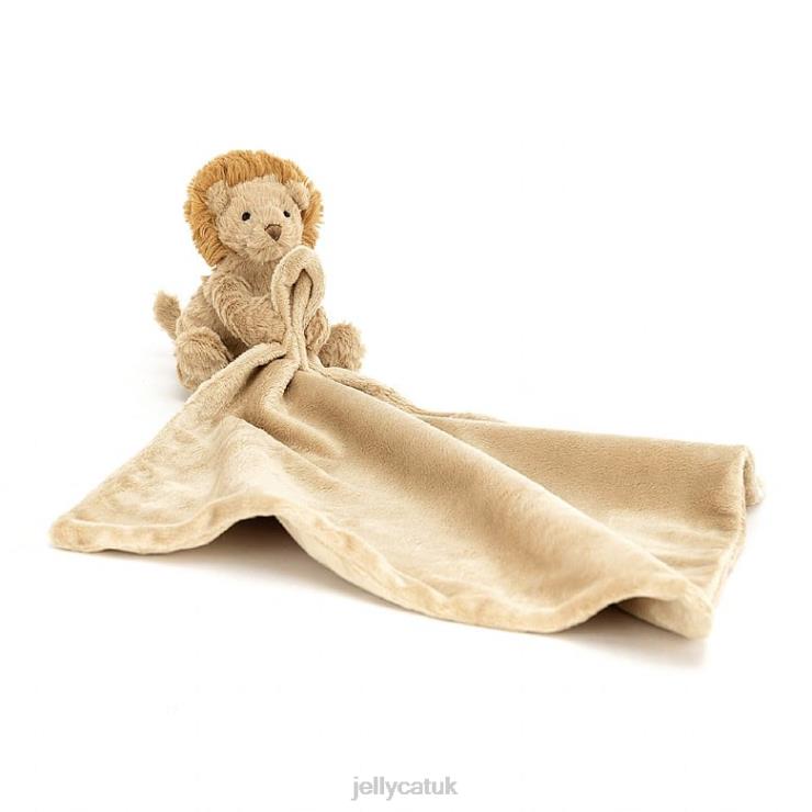 Jellycat Toy V248Z689 Fuddlewuddle Lion Soother Yellow