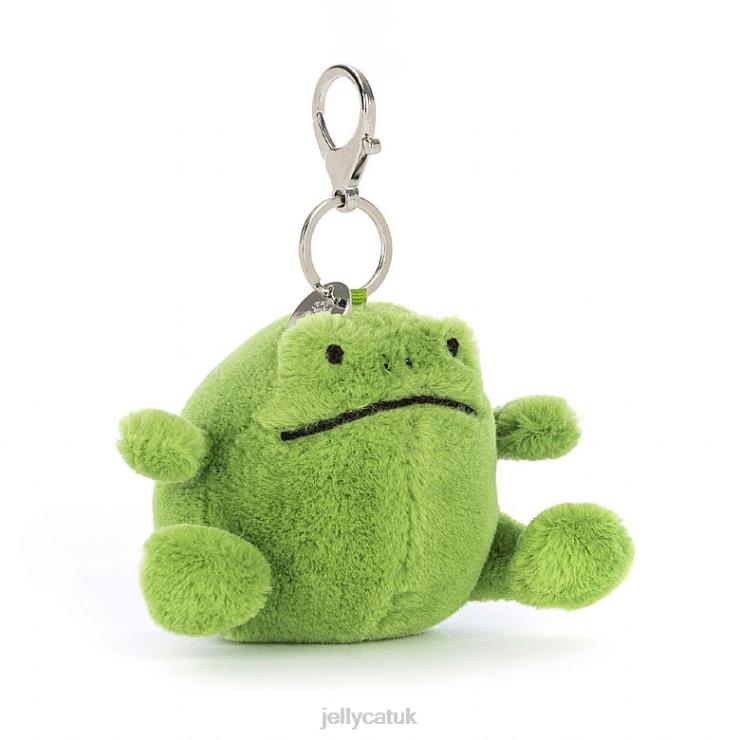 Jellycat Accessory V248Z358 Ricky Rain Frog Bag Charm Green