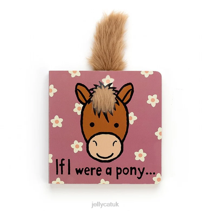 Jellycat Book V248Z707 If I Were A Pony Book Multi-colour