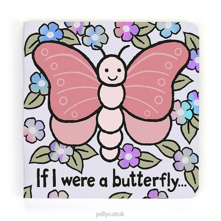 Jellycat Book V248Z756 If I Were A Butterfly Book Multi-colour