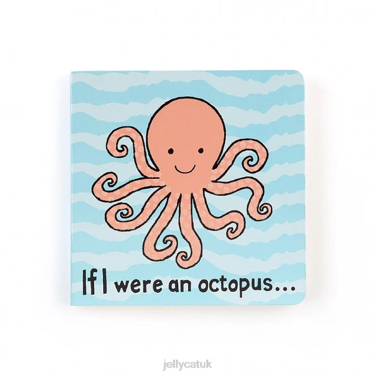 Jellycat Book V248Z760 If I Were An Octopus Book Multi-colour