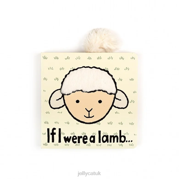 Jellycat Book V248Z763 If I Were A Lamb Book Multi-colour