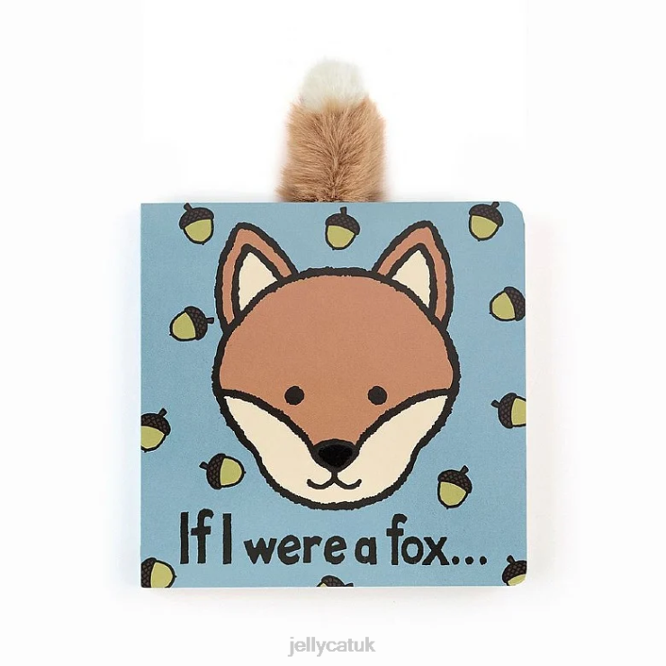 Jellycat Book V248Z771 If I Were A Fox Book Multi-colour