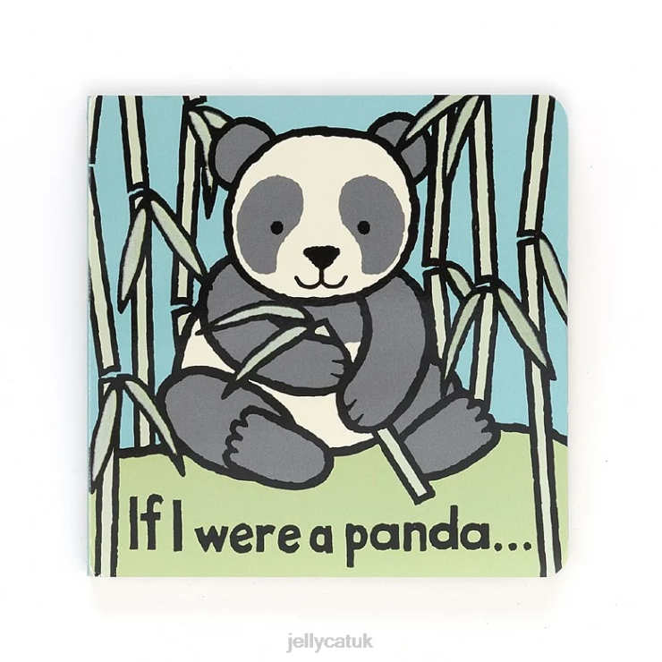 Jellycat Book V248Z777 If I Were A Panda Book Multi-colour