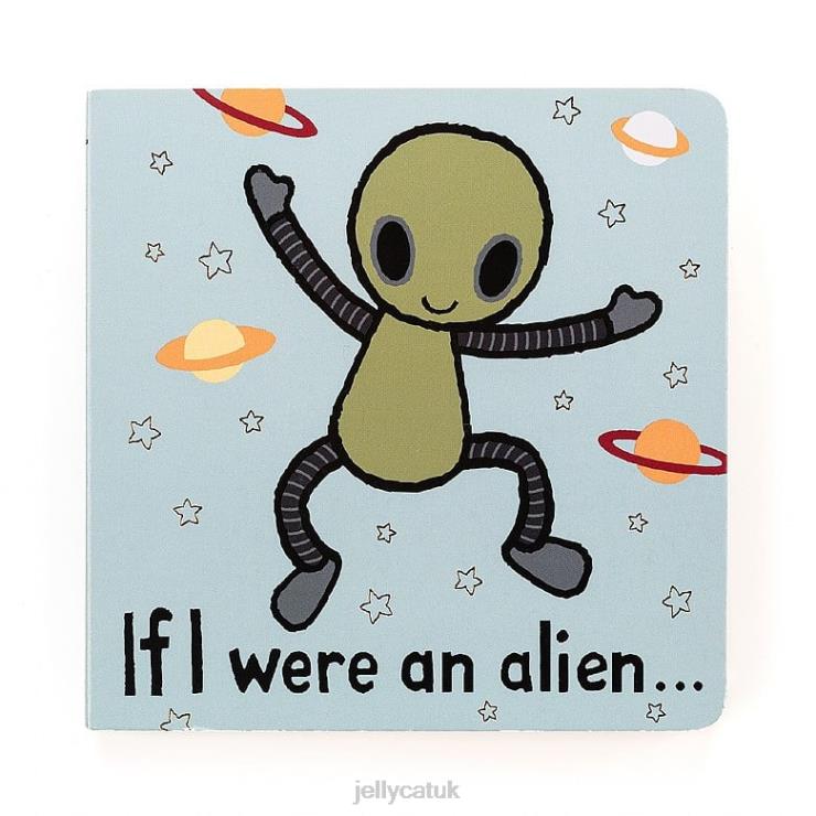 Jellycat Book V248Z792 If I Were An Alien Book Multi-colour