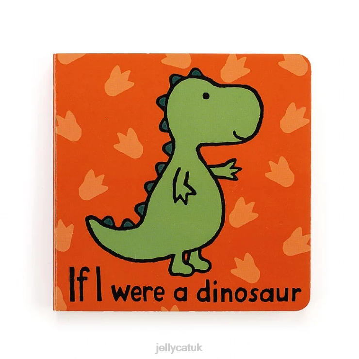 Jellycat Book V248Z802 If I Were A Dinosaur Book Multi-colour