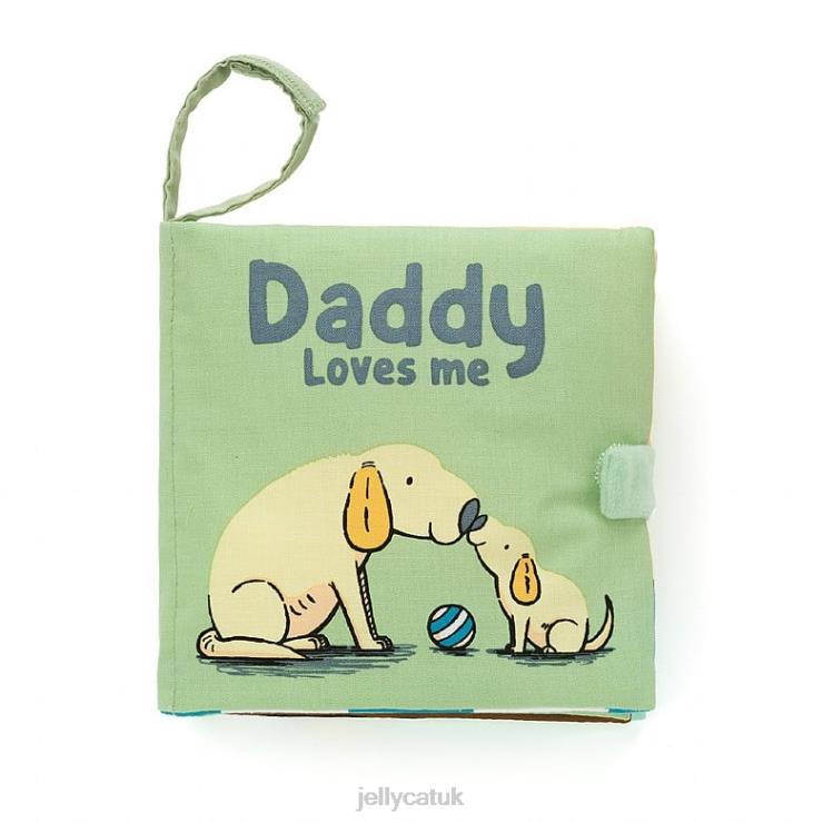 Jellycat Book V248Z710 Daddy Loves Me Book Multi-colour