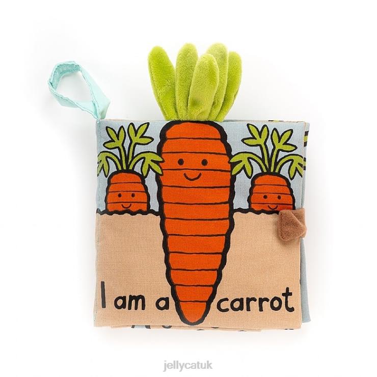 Jellycat Book V248Z772 Carrot Book Multi-colour