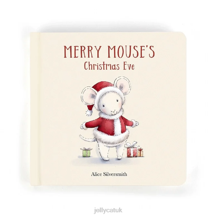 Jellycat Book V248Z182 Merry Mouse Book Multi-colour