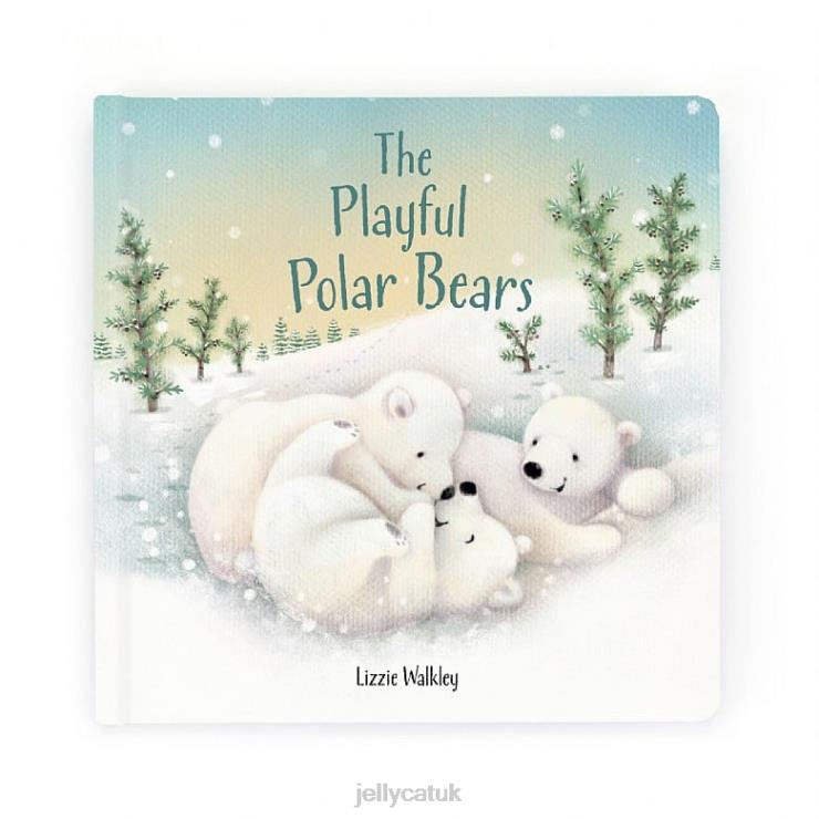 Jellycat Book V248Z295 The Playful Polar Bears Book Multi-colour