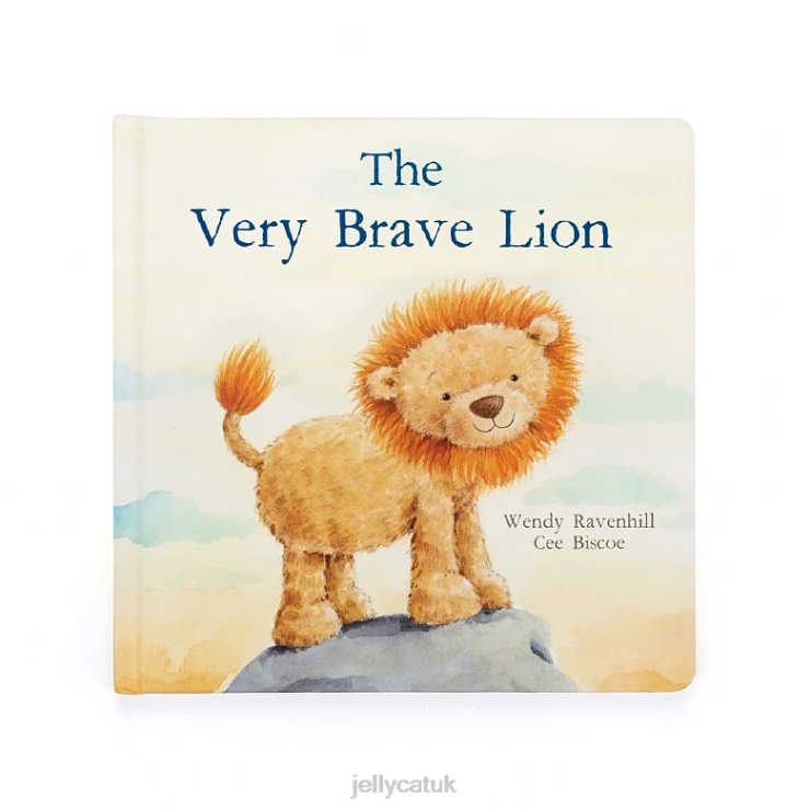 Jellycat Book V248Z698 The Very Brave Lion Book Multi-colour