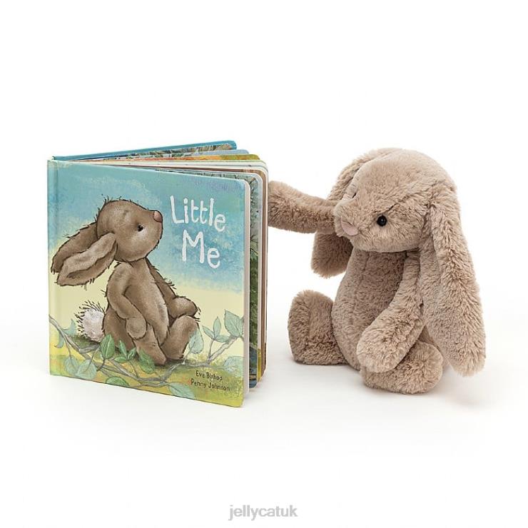 Jellycat Book V248Z714 Little Me Book and Bashful Bunny Beige