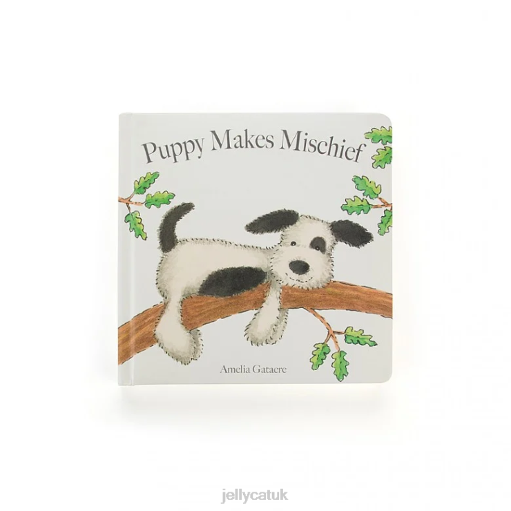 Jellycat Book V248Z805 Puppy Makes Mischief Book Multi-colour