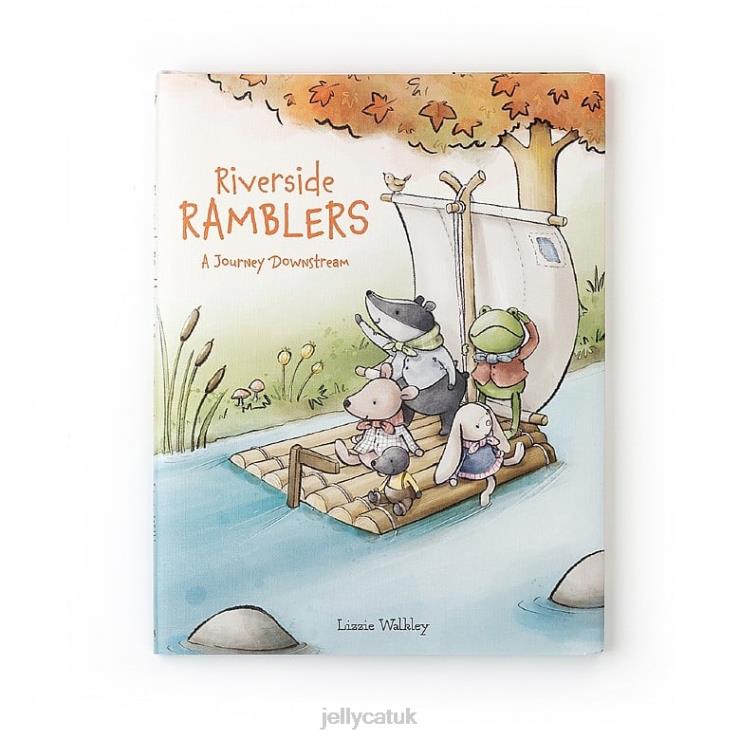 Jellycat Book V248Z806 Riverside Ramblers Book Multi-colour