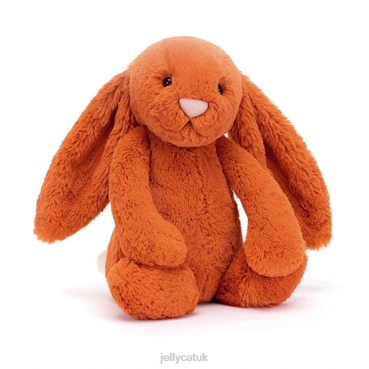 Jellycat Toy V248Z131 Bashful Tangerine Bunny Orange