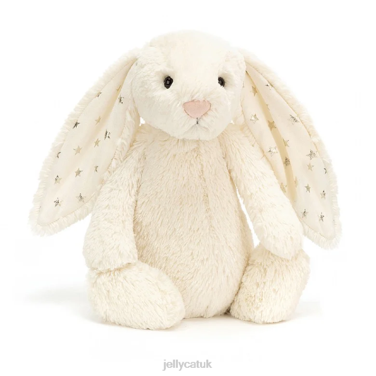 Jellycat Toy V248Z208 Bashful Twinkle Bunny Cream