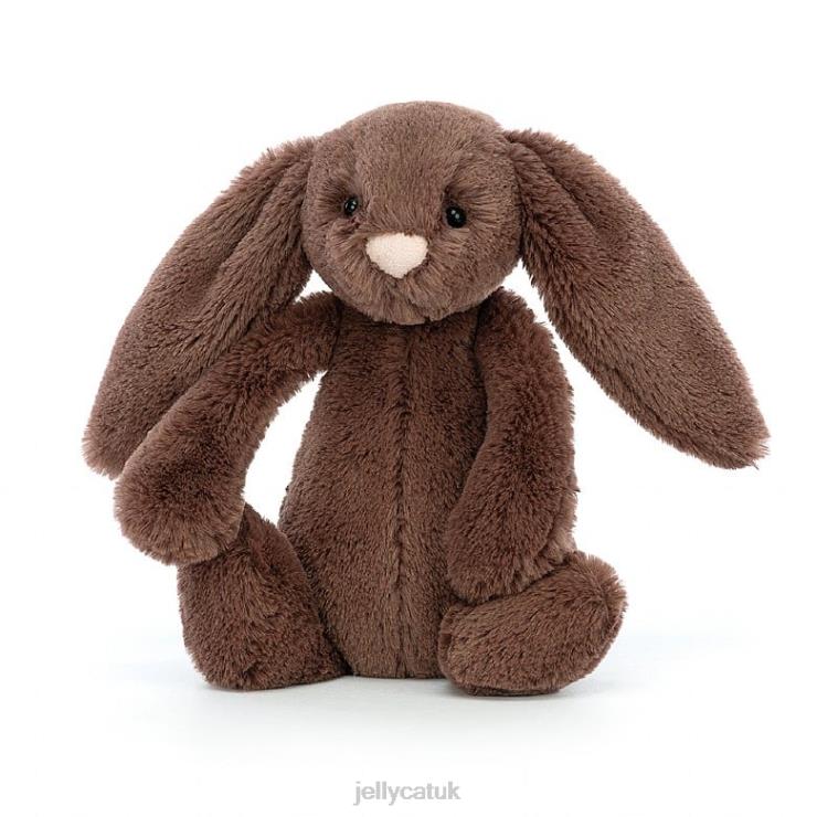 Jellycat Toy V248Z455 Bashful Fudge Bunny Chocolate