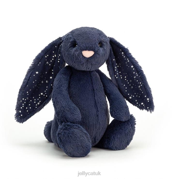 Jellycat Toy V248Z555 Bashful Stardust Bunny Navy