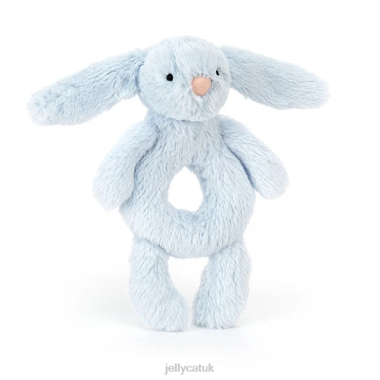 Jellycat Toy V248Z742 Bashful Bunny Grabber Blue