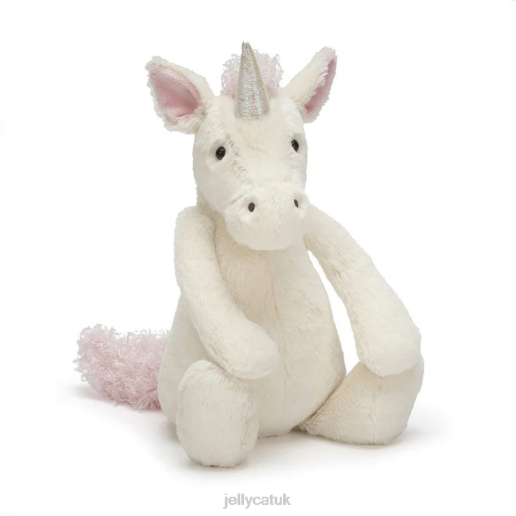 Jellycat Toy V248Z145 Bashful Unicorn White