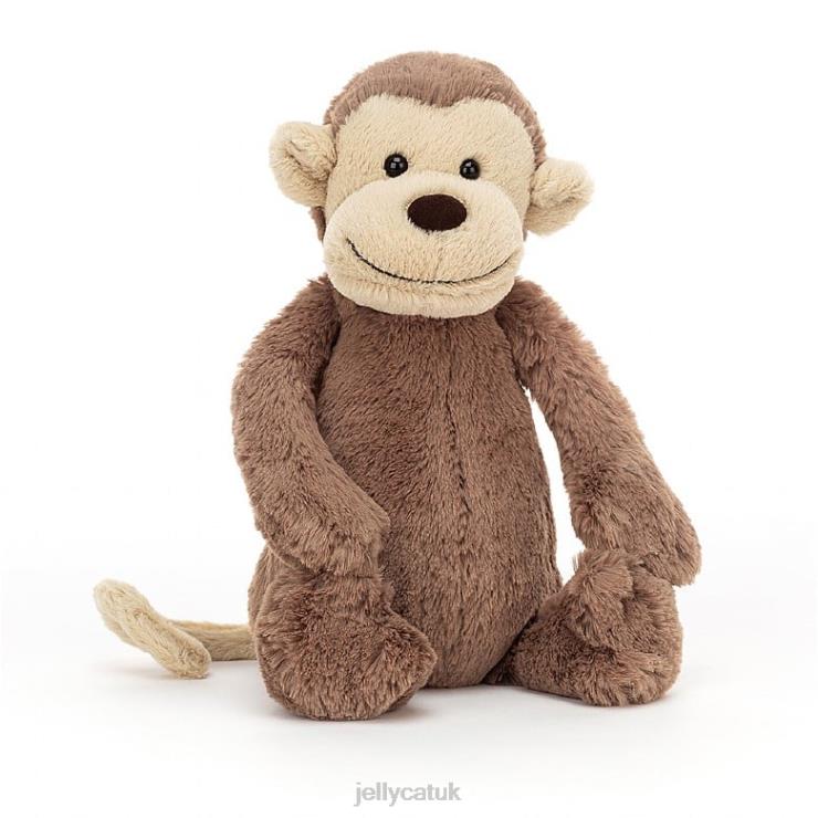 Jellycat Toy V248Z197 Bashful Monkey Brown