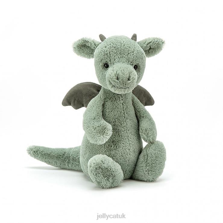 Jellycat Toy V248Z318 Bashful Dragon Green