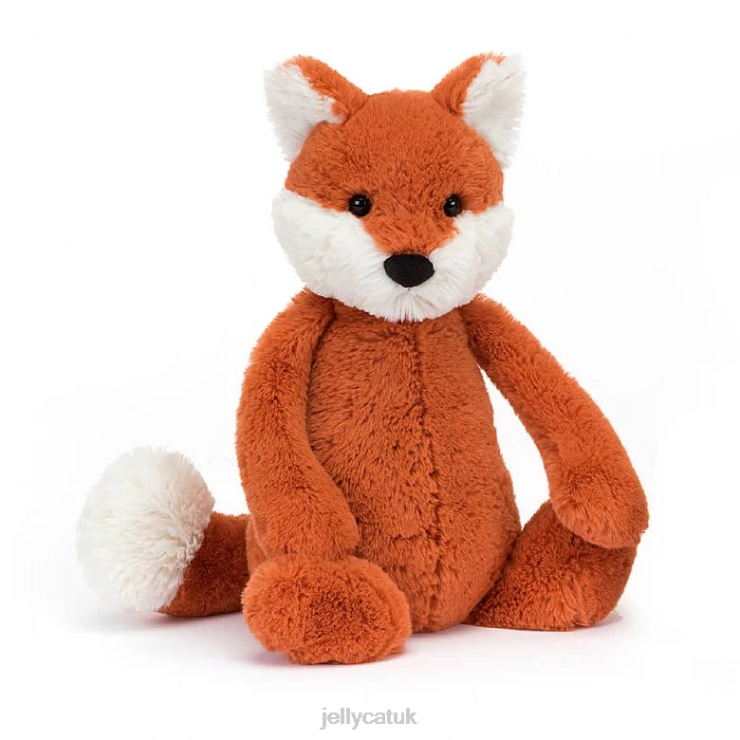 Jellycat Toy V248Z497 Bashful Fox Cub Orange