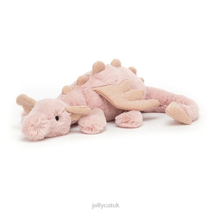 Jellycat Toy V248Z106 Rose Dragon Pink