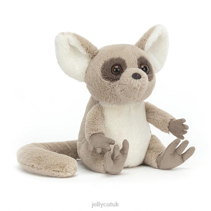 Jellycat Toy V248Z253 Bruce Bush Baby Grey