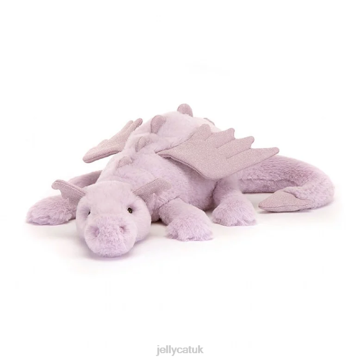 Jellycat Toy V248Z41 Lavender Dragon Lilac