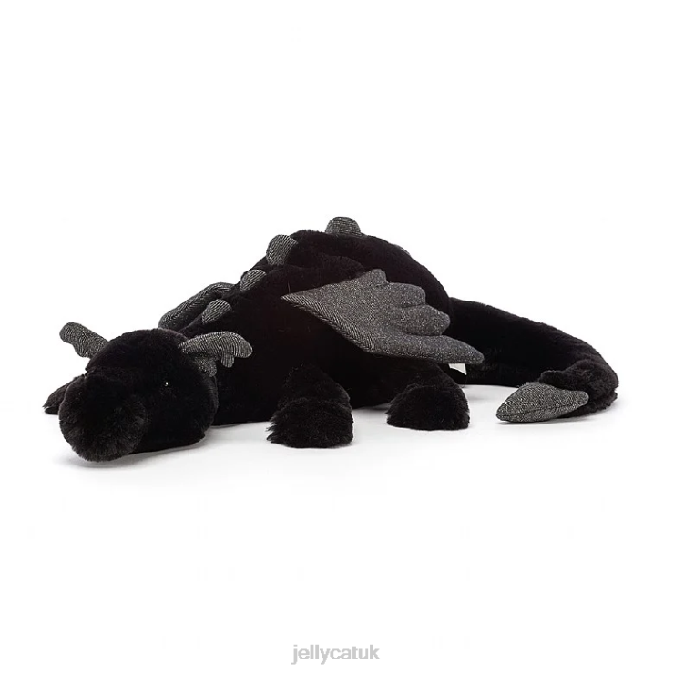 Jellycat Toy V248Z543 Onyx Dragon Black