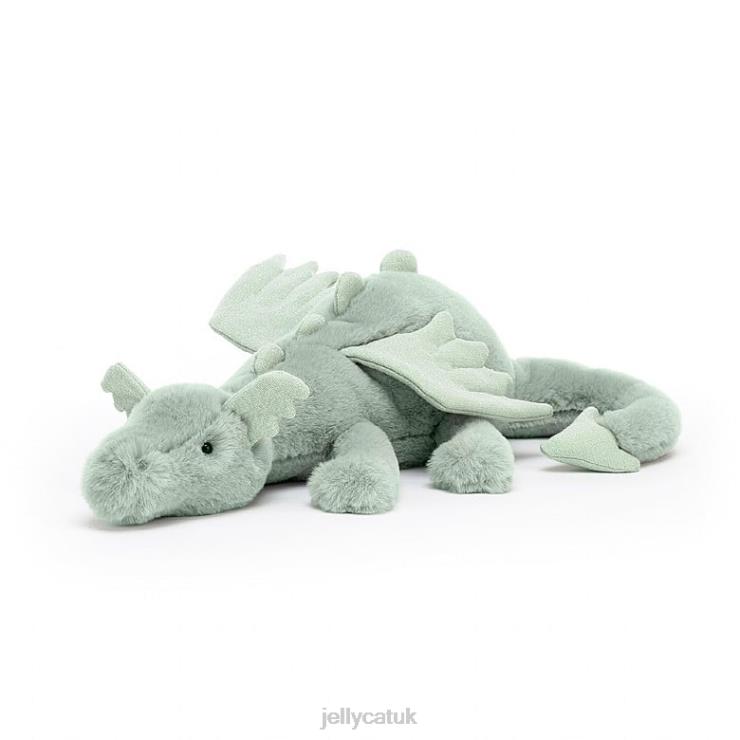 Jellycat Toy V248Z585 Sage Dragon Pale Green