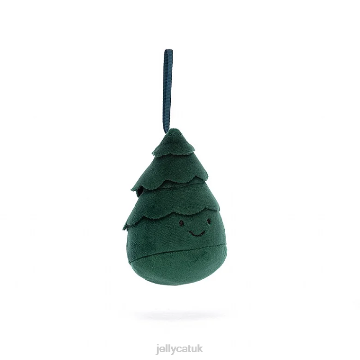 Jellycat Toy V248Z142 Festive Folly Christmas Tree Green