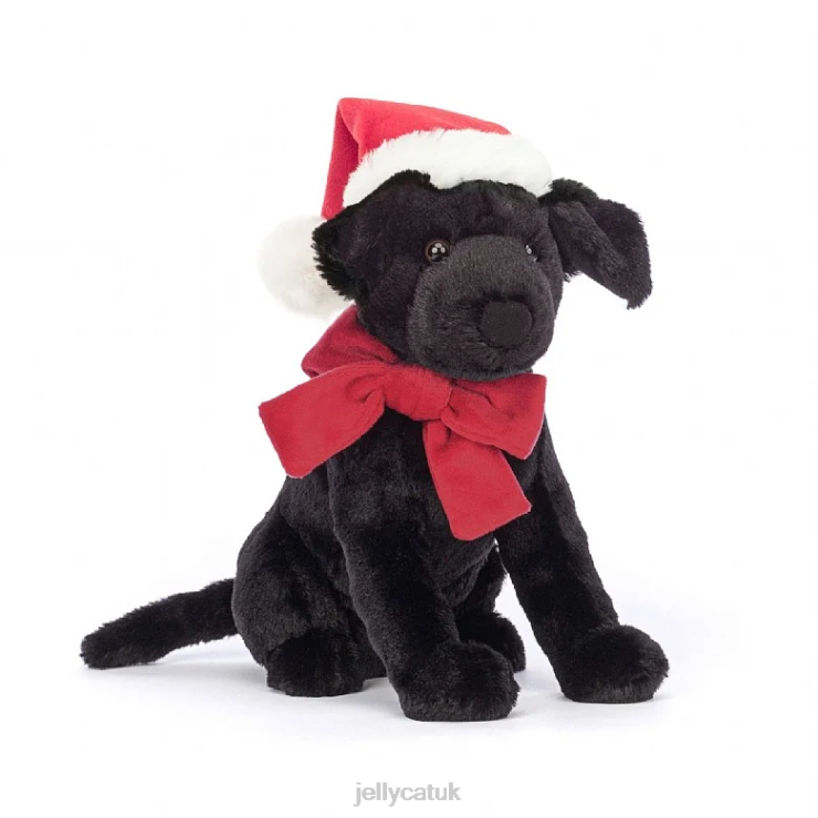 Jellycat Toy V248Z151 Winter Warmer Pippa Labrador Black