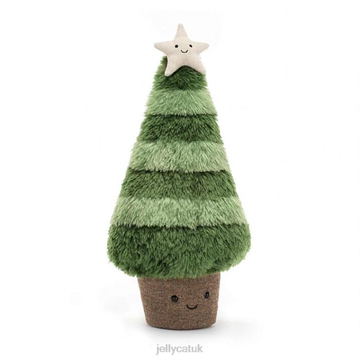 Jellycat Toy V248Z1 Amuseable Nordic Spruce Christmas Tree Green