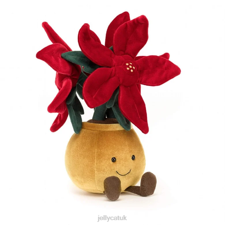 Jellycat Toy V248Z209 Amuseable Poinsettia Multi-colour