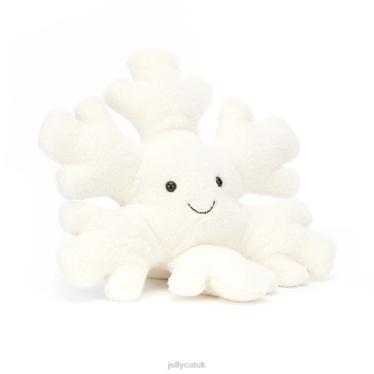 Jellycat Toy V248Z21 Amuseable Snowflake White