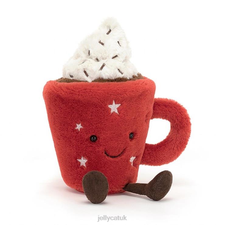 Jellycat Toy V248Z4 Amuseable Hot Chocolate Red