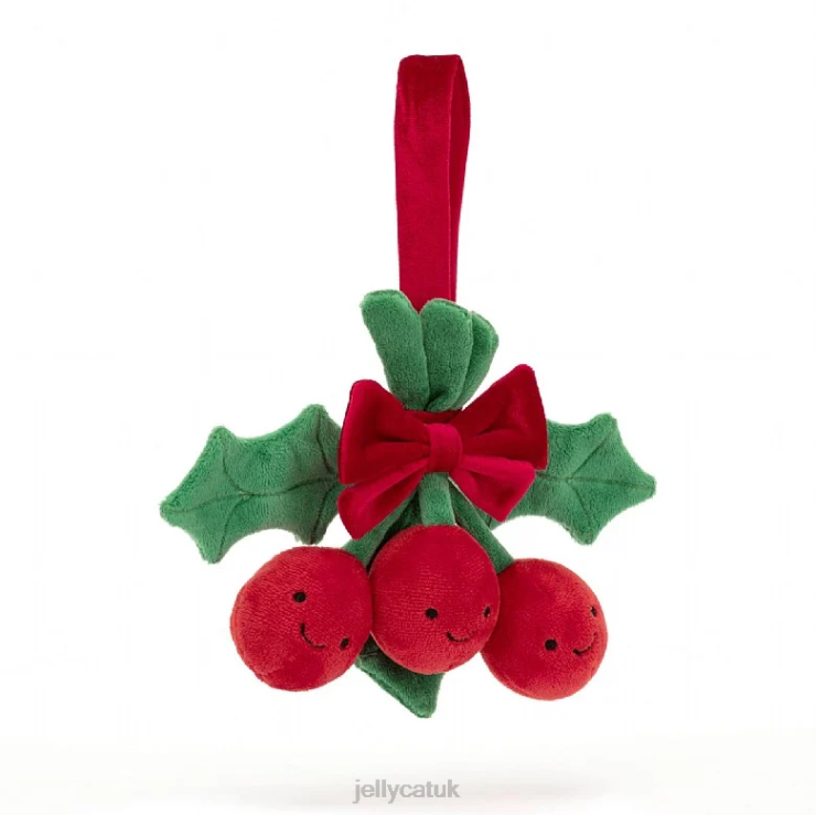 Jellycat Toy V248Z538 Amuseable Holly Red