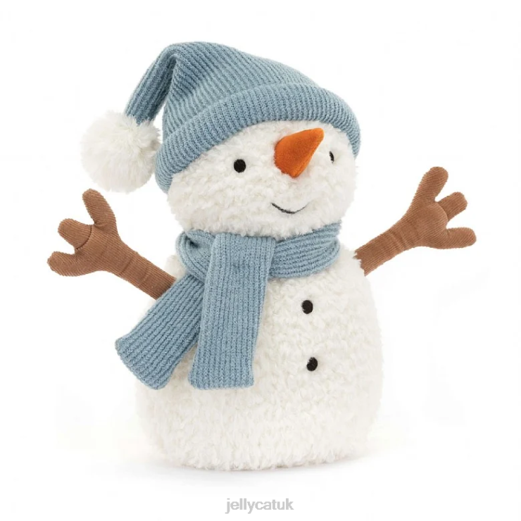 Jellycat Toy V248Z5 Sammie Snowman White