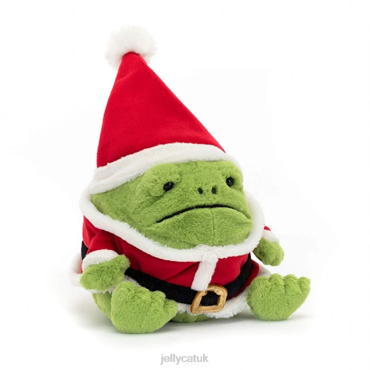 Jellycat Toy V248Z60 Santa Ricky Rain Frog Green