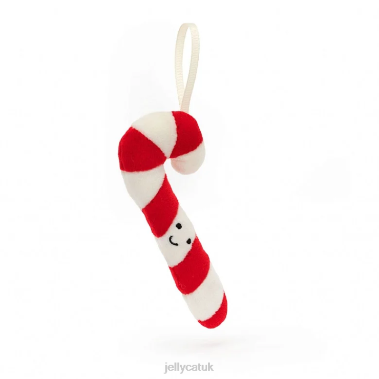 Jellycat Toy V248Z626 Festive Folly Candy Cane Multi-colour