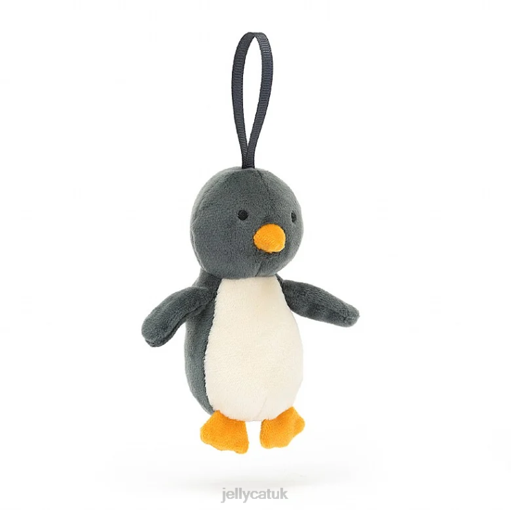 Jellycat Toy V248Z79 Festive Folly Penguin Black and White