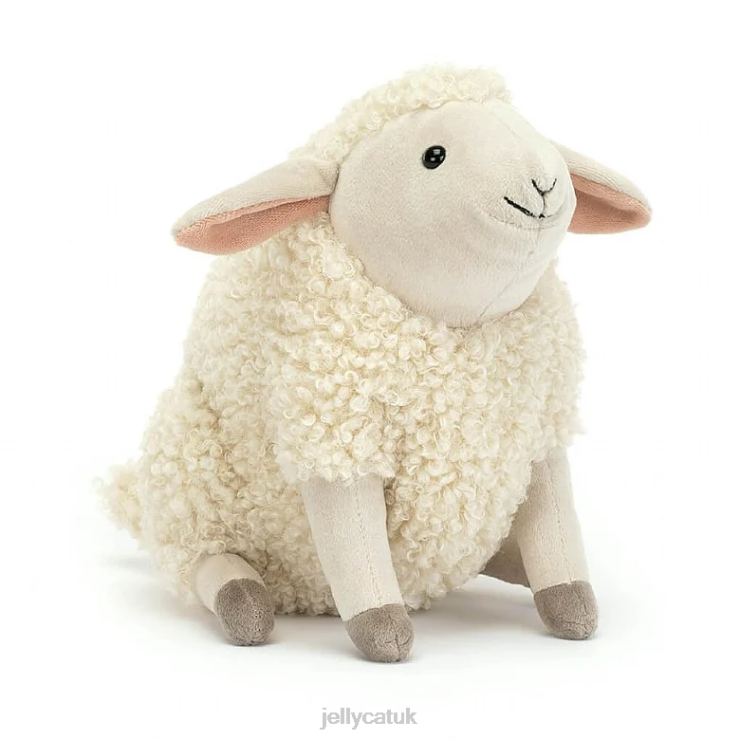 Jellycat Toy V248Z200 Burly Boo Sheep Cream